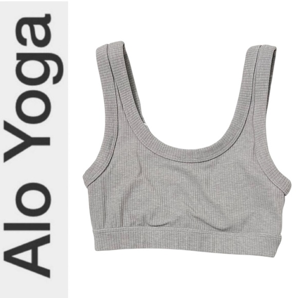 ALO Yoga Other - Alo Yoga Wellness Bra  Dove Grey‎ Size X Small